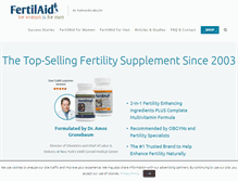 Tablet Screenshot of fertilaid.com